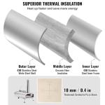 VEVOR 12-Inch Dual Fuel Outdoor Pizza Oven