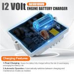 12V Engine Battery Charger for Generac Generators
