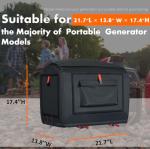 Honda and Champion Generator Outdoor Cover, Black