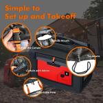 Honda and Champion Generator Outdoor Cover, Black