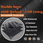 Honda and Champion Generator Outdoor Cover, Black