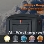 Honda and Champion Generator Outdoor Cover, Black