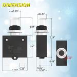 Joinfworld 20 Amp Thermal Circuit Breaker with Cover
