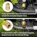 Westinghouse 15-Foot Natural Gas Hose and Adapter