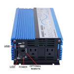 AIMS Power 1000W Pure Sine Inverter with USB