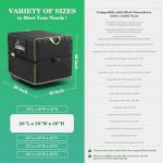 Waterproof Generator Cover with Adjustable Buckles, 600D