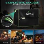 Waterproof Generator Cover with Adjustable Buckles, 600D