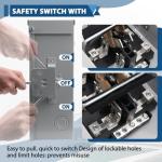 100A Manual Transfer Switch for Home Generators