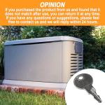 VIDABTE Generator Replacement Key for Generac (4 pcs)