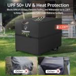 Heavy Duty Waterproof Generator Cover - Black, 24x18x20 inch