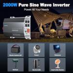 2000W Pure Sine Wave Inverter with LCD Display