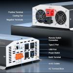 2000W Pure Sine Wave Inverter with LCD Display