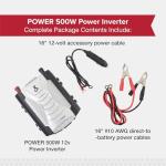 Cobra 500W Portable Power Inverter with USB Ports