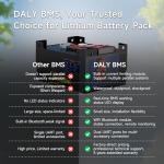 48V 16S 100A Smart BMS with LCD Display