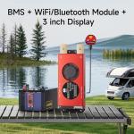 48V 16S 100A Smart BMS with LCD Display