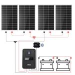 ECO-WORTHY 400W 12V Solar Panel Kit Set