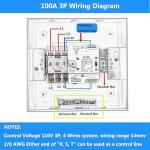 100A Automatic/Manual Generator Transfer Switch for Stable Power