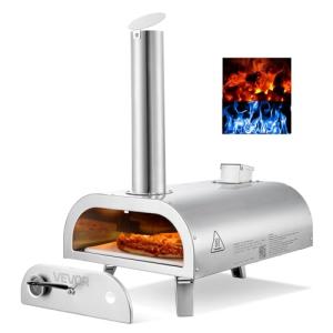 VEVOR Dual Fuel 12” Outdoor Pizza Oven