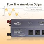 1000W Pure Sine Wave Inverter for Home & Travel