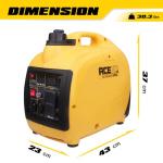 Aceup 1500 Watt Portable Gas Inverter Generator