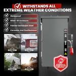 200A Heavy Duty Manual Transfer Switch for Generators