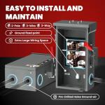 200A Heavy Duty Manual Transfer Switch for Generators