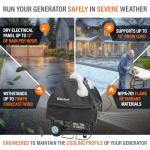 Universal Generator Running Cover - Black Standard Kit