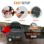 Universal Generator Running Cover - Black Standard Kit