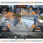 GenTent Universal Generator Running Cover Kit - Grey