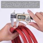 Geosiry 1/0 Battery Cable Set, 10FT Total