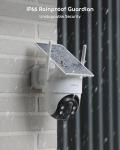 360° Solar Security Camera with AI Detection