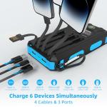 Durecopow 20,000mAh Solar Power Bank with Fast Charging