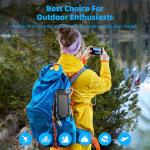 Durecopow 20,000mAh Solar Power Bank with Fast Charging