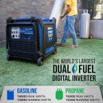DuroMax XP16000iH Dual Fuel Portable Inverter Generator