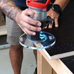 TrimFit Pro Round Router Base Plate for Milwaukee