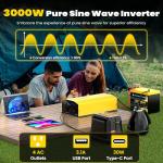 3000W Pure Sine Wave Inverter for Home and RV
