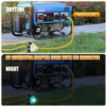 Tellegloww 10 ft Flat RV Generator Extension Cord