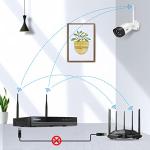 Hiseeu 2.5K Wireless Outdoor Security Camera System