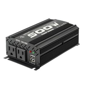 500W Car Power Inverter with Dual USB Ports