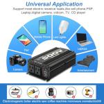 500W Car Power Inverter with Dual USB Ports