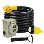 50 Amp Generator Cord and Power Inlet Box Combo
