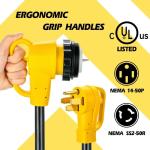 50 Amp Generator Cord and Power Inlet Box Combo