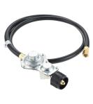5FT Two-Stage Propane Regulator with Hose Connector