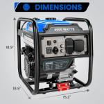 Hushlight 4000W Quiet Portable Inverter Generator