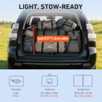 DOKIO 100W Portable Foldable Solar Panel Kit