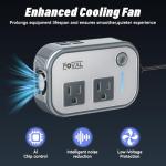 200W Car Power Inverter with 4 USB Ports