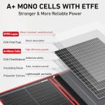 DOKIO 150W Portable Solar Panel Kit with USB Outputs