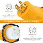 Kanayu 30A to 50A Power Generator Adapter