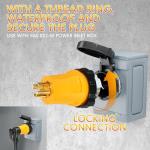 Kanayu 30A to 50A Power Generator Adapter