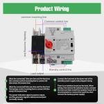 Automatic Dual Power Transfer Switch 100A 110V